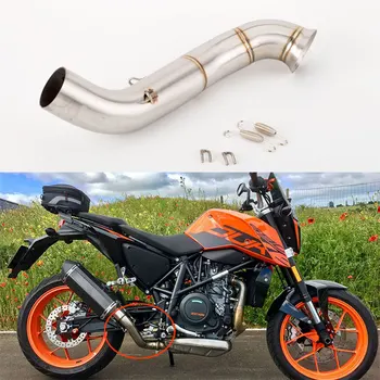 For KTM DUKE 690 exhaust 2013-2020 Escape Accessories Slip-on Motorcycle Exhaust Muffler Middle Link Pipe