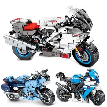 

Motorcycle Building Blocks SEMBO Technic City Autocycle Autobike Moto Bricks Model Set Construction Toys for Children Gifts