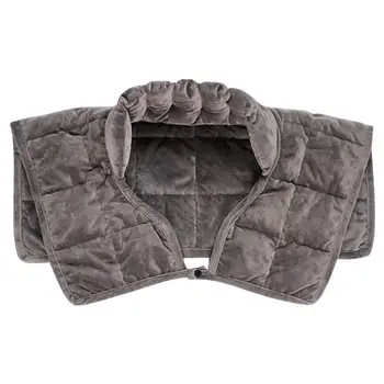 

Shoulder Wrap Hot Compress Soft Plush Neck Wrap Shrug Warm Tippet Pads Blanket Shawl Gravity Cape For Relieve Tension