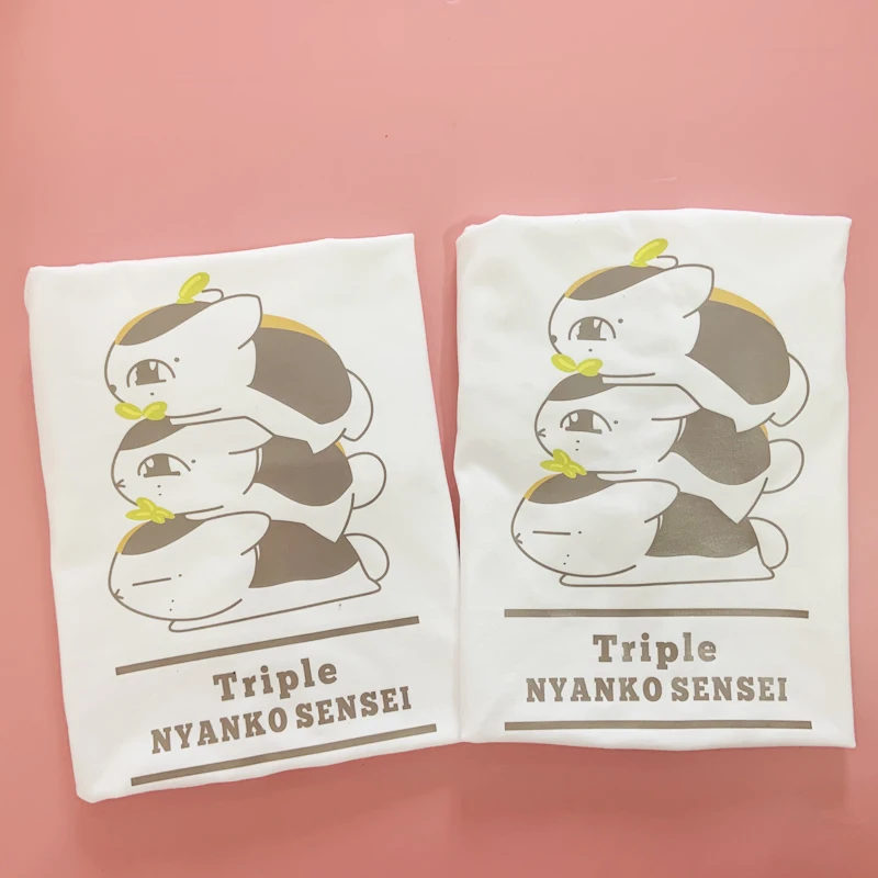 Женская футболка Natsume's Book of Friends Nyanko Sensei, свободная летняя хлопковая Милая футболка с короткими рукавами, топы японского аниме