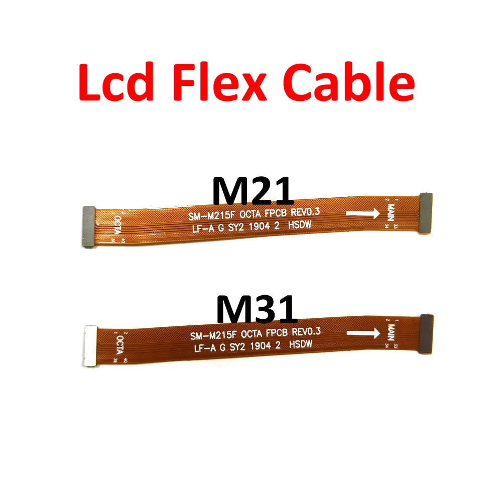 New Lcd Display Connector Board Ribbon Flex Cable For Samsung Galaxy M21 M31 M30s Mobile Phone Flex Cables Aliexpress