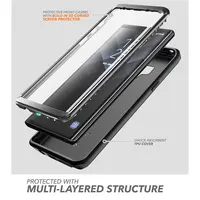 For Samsung Galaxy Note 9 Case Clayco Xenon Full-Body Rugged Cover with Built-in 3D Curved Screen Protector For Galaxy Note 9 2