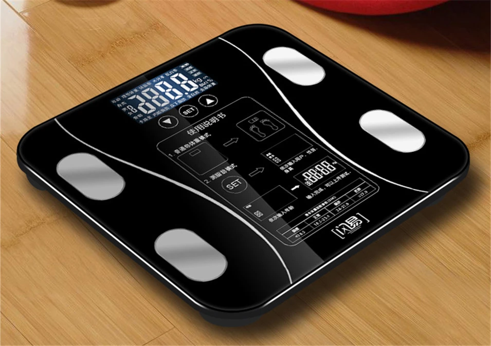 

Body Fat Digital Bathroom Weight Scales Electronic Scales Intelligent Household Scale lose weight Scales No need to use APP