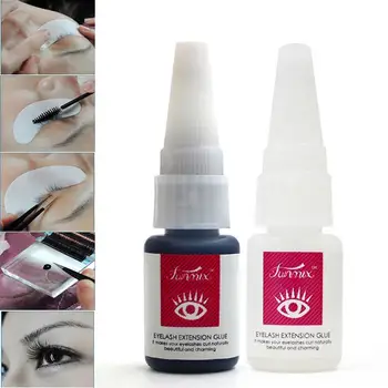 

Professioan long lasting 30 days eyelash glue For lashes with extension glue strong Micro eyelashes odor stimulation dry fa Y7U7