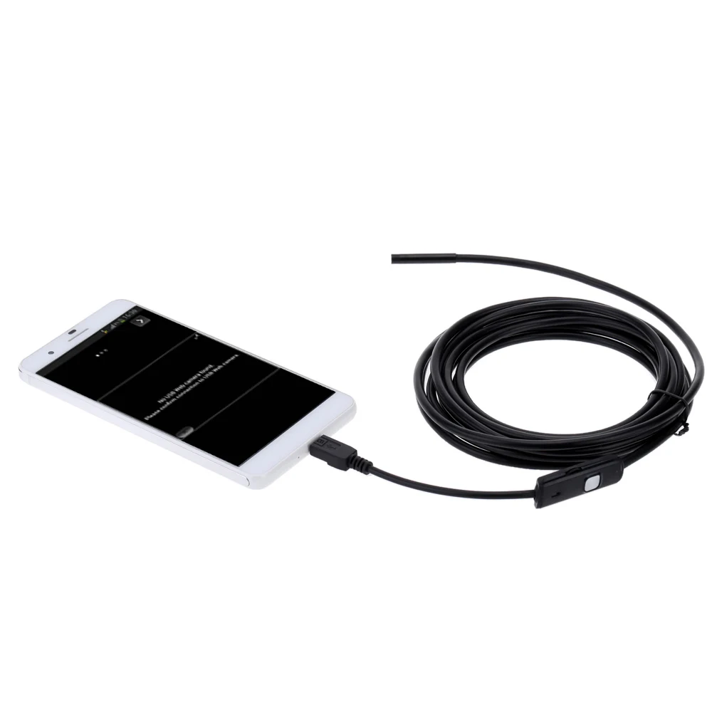 KKmoon 5,5 мм 3,5 м Мини цифровой USB эндоскоп Инспекционная камера Регулируемая яркость для телефонов Android ПК