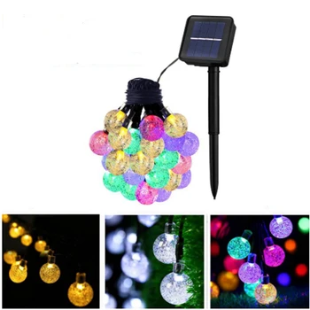 

Solar String Fairy Light 20/50/100 LEDBall String Lights Solar Power Patio Light Christmas Garden Lawn Home Party Bar Decoration