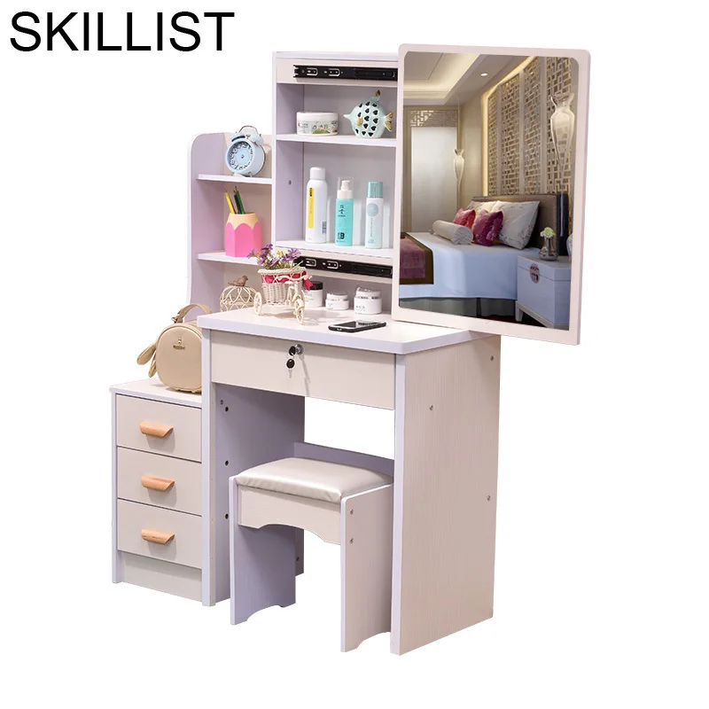 Камера Da Letto Dormitorio туалетный столик Комод с выдвижным ящиком Coiffeuse Avec Miroir