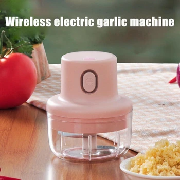 

Wireless Electric Garlic Press Mini Meat Grinder Juicer Household Fruit Vegetable Chopper Mixer Food Processor Kitchen Tools