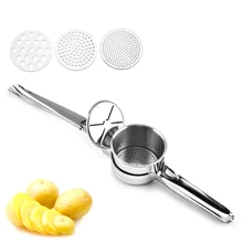 Три в одном соковыжималка из нержавеющей стали Картофельная дробилка измельченный пресс для картофеля машина соковыжималка для фруктов Креативные кухонные аксессуары