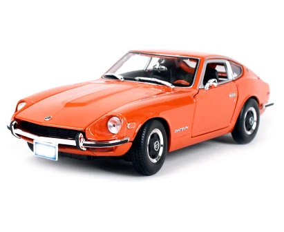Maisto 1:18 1971 Datsun 240Z машина под давлением для nissan красная машина под давлением Коллекционная модель автомобиля игрушки Детские игрушки Подарки - Цвет: Оранжевый