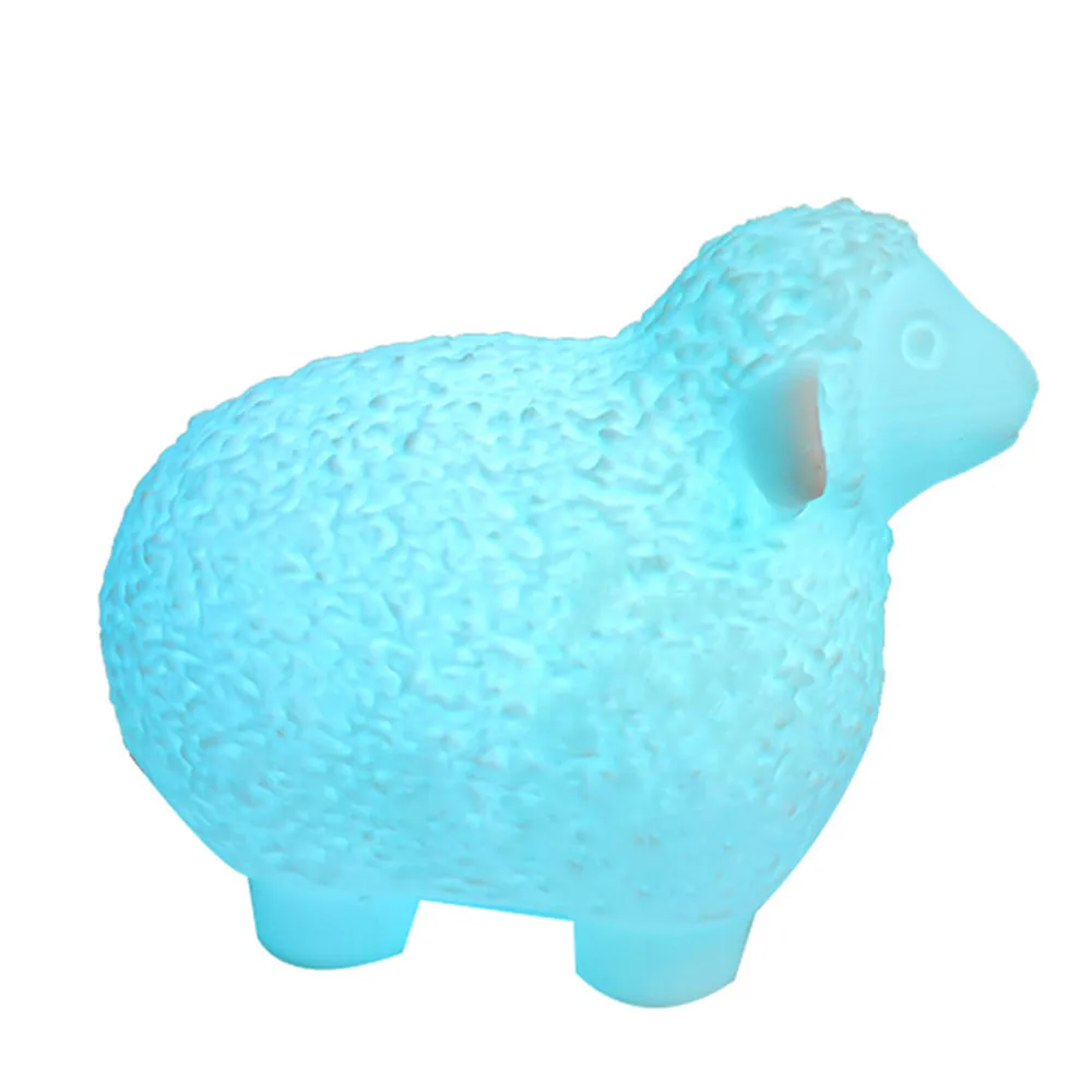 

3D Print Sheep Lamp 16 Colors Remote Control Novelty Night Light LED Smart Desk Lamp Christmas Gift Home Decor