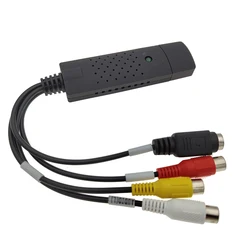 VHS to Digital Converter USB 2.0 Video Converter Audio Capture Card VHS Box VHS VCR TV to Digital Converter For Win 7/8/10