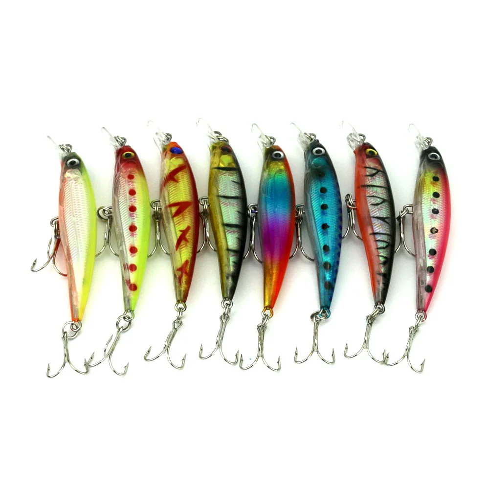 

MI-034. hard lure minnow fishing lures 8.5CM 7.2G Japan fishing hooks
