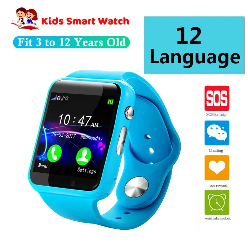 

2019 New Kids Smart watch For Children SmartWatch Baby Watches SOS Call Location Finder Locator Tracker Anti Lost Monitor Gift