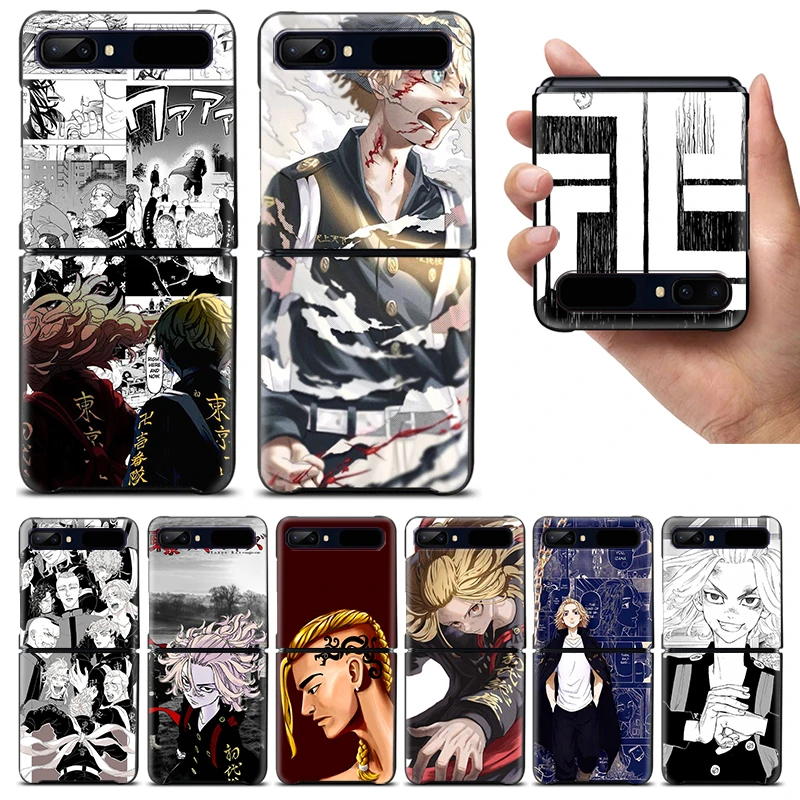 Shockproof Hard Cover Tokyo Revengers For Samsung Galaxy Z Flip 3 5G Black Mobile Hard Shell Fundas Phone Case samsung galaxy z flip 3 5g case