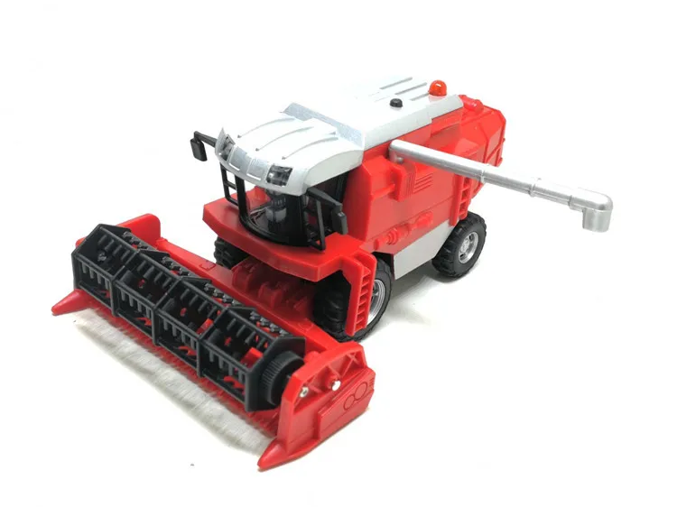 Hot 1:32 alloy farm harvester model, farm weeder toy,children's toy,simulated sound and light,free shipping 6