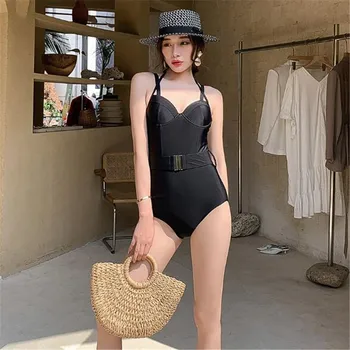 

Swimsuit For Women 2020 Swimsuits Bathing Suits Plus Size One Piece Swimwear Female Underwire Bracket Push Up Backless