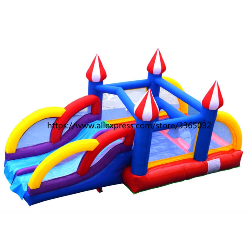 

Commercial kids inflatable air bouncer bouncy castle with free air blower