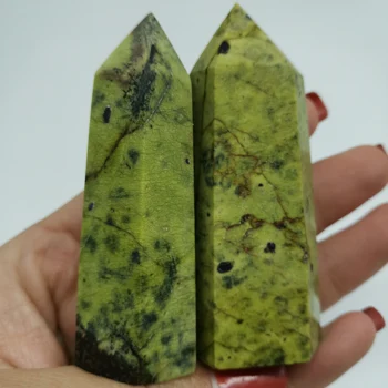 

2 Pieces a set Natural Atlantis Stone Healing Point Wand Wholesale Price #XT290