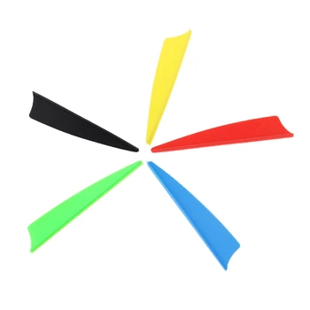 

30pcs 2.5 Inch Arrow Feather Archery Vane Fletching Compound Recurve Bow Plumage Y4UB