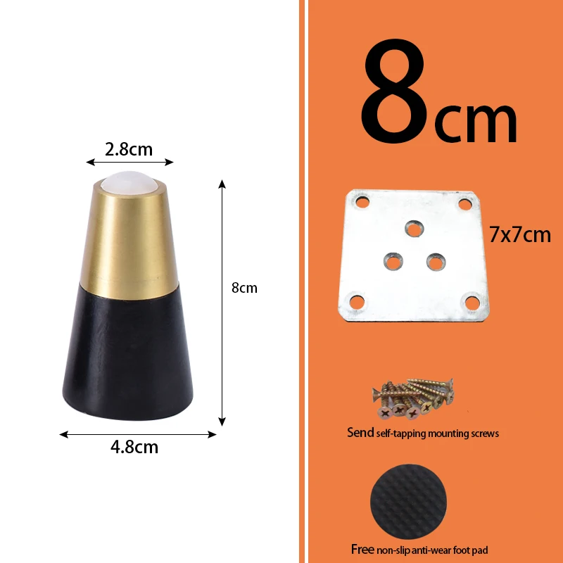 black-8cm-4pcs