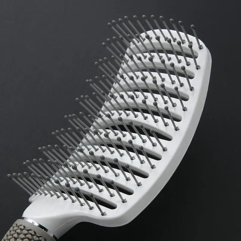 Hair Scalp Massage Comb Hairbrush Bristle Nylon Women Wet Curly Detangle Hair Brush for Salon Hairdressing Styling Tools