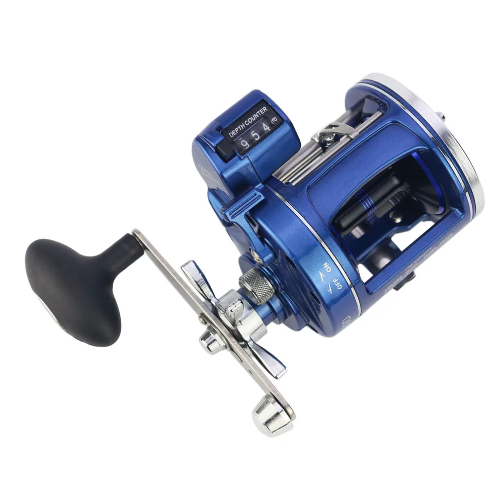 0 999m Fishing Line Depth Finder Counter Sea Drum Fishing Reels 5.21