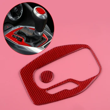 

1Set Red Carbon Fiber LHD Car Gear Shift Panel Cover Trim Fit for Chevrolet Camaro 2016 2017 2018 2019 2020