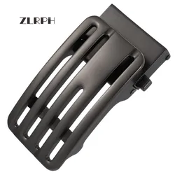 Zlrph fivela automática de liga masculina, venda quente de fivela de cinto placa automática de marca, acessórios de vestuário para homens, catraca