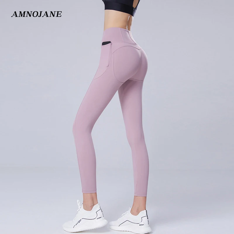 

Yoga Pants With Pockets Push Up Seamless Fitness Legging Sport Clothing Running Gym Joggers Women Colorvalue Workout Leggings