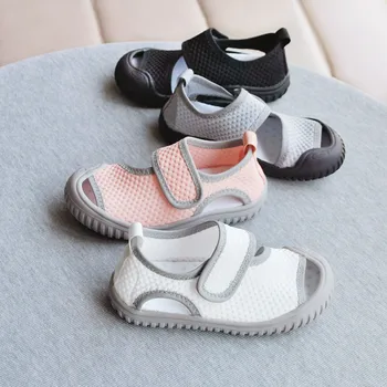 

Summer cool net children's shoes new sandals hollow mesh fabrics