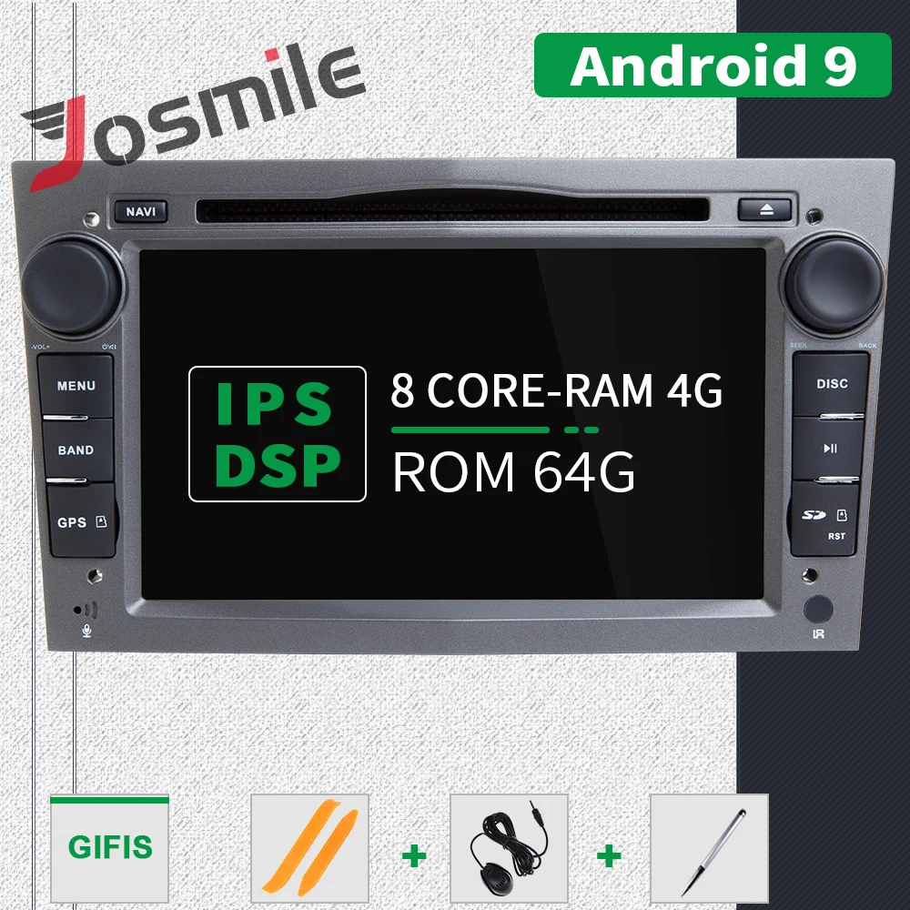  IPS DSP 4GB RAM Android 9 Car Radio Multimedia For Opel Vectra C Vauxhall Astra HG J Antara Zafira 