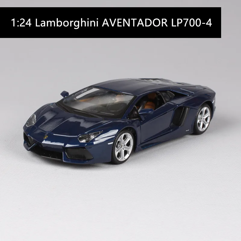 Maisto 1:24 Lamborghini имитация сплава супер игрушка модель автомобиля для с рулевым колесом управление передним колесом рулевая игрушка автомобиль - Цвет: LP700