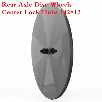 

142*12 Center Lock Rim-Track Time TT Disc Bicycle-Disk Wheels Fixed-Gear Wheel-Carbon Clincher 700C New UD 8pcs Glossy+Matte