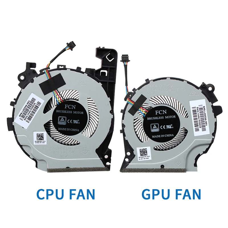 Новый оригинальный охлаждающий вентилятор GPU для HP PAVILION 15-CX0058WM 15-CX 15-CX0068TX FKKA