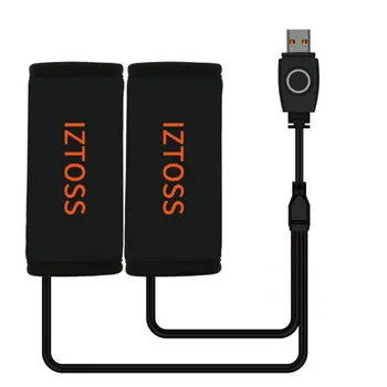 

1PC Motorcycle heated gloves Silicone USB powered Third gear with switch Electric vehicle heating handle covers