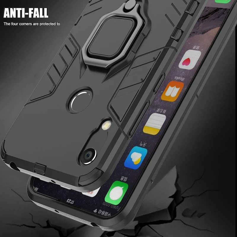 Armor Ring Magnetic Car Hold Shockproof Phone Cover