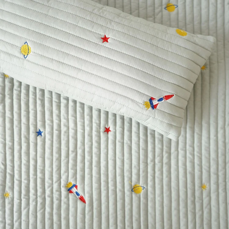 Korean-Baby-Sheets-Bedding-Set-Cotton-Crib-Sheet-Rocket-Embroidery-Quilting-Kids-Bed-Duvet-Quilts-for-Baby-Boys-Spring-Autumn-010