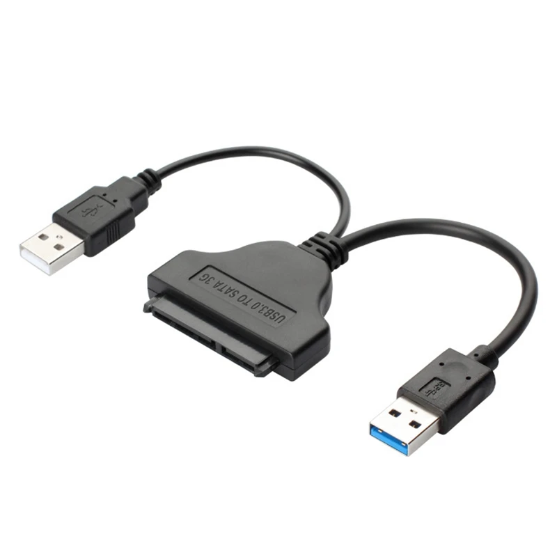 

Usb 3.0 To Sata Adapter Cable - Usb Sata Adapter Cable Converter 7Pin + 15Pin - for 2.5 Inch Sata Hhd Ssd Laptop and Dvd Driver