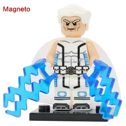 Одиночная Продажа Marvel X-men Magneto figure строительные блоки комплекты супергероев модельки, фигурки, игрушки для детей PG194