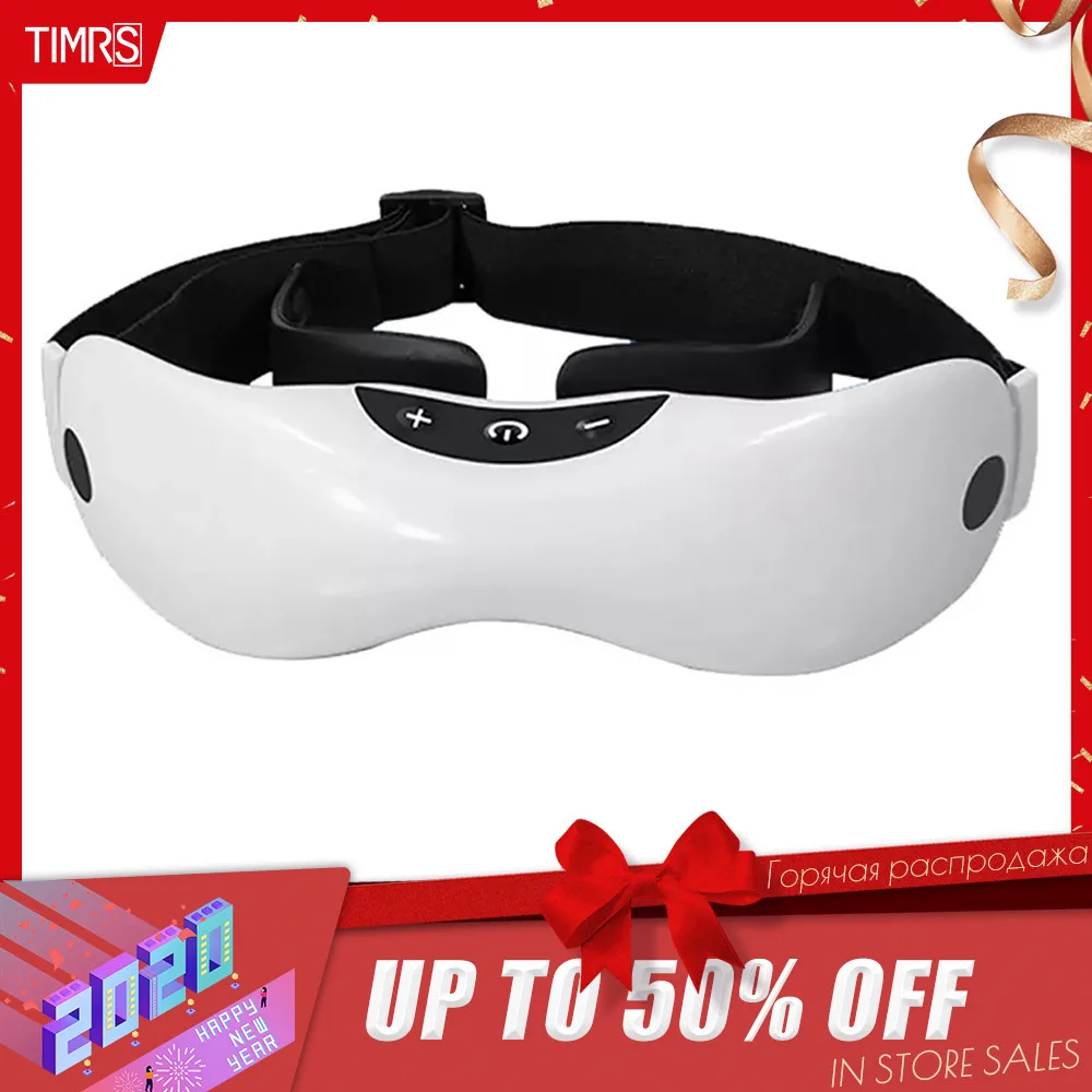 

EMS Micro-Current Pulse Vibration Eye Massager Glasses Therapy Acupuncture Fatigue Nerve Relief Promote Blood Circulation