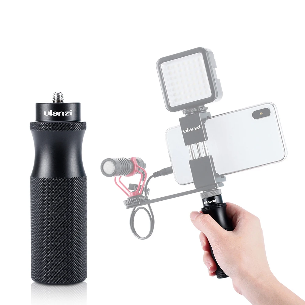 

Ulanzi U-40 Metal Camera Hand Grip for GoPro 7 6 5 DJI OSMO Action for RX0 II VLOG Handheld Handle Stabilizer with 1/4" Screw