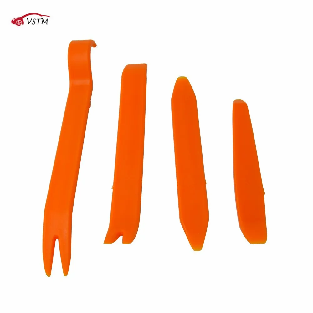 Авто 4 шт. Портативный авто радио Панель дверной зажим Даш Аудио удаления