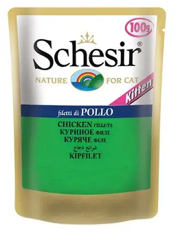 

SCHESIR SCHESIR CAT KITTEN CHICKEN for kittens with chicken fillet 100g