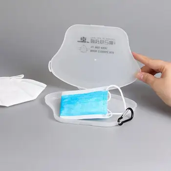 

Mask Storage Box Dustproof And Waterproof Disposable Mask Storage Box Mask Storage Mask Organizer Cover Mask Bag Holder Case