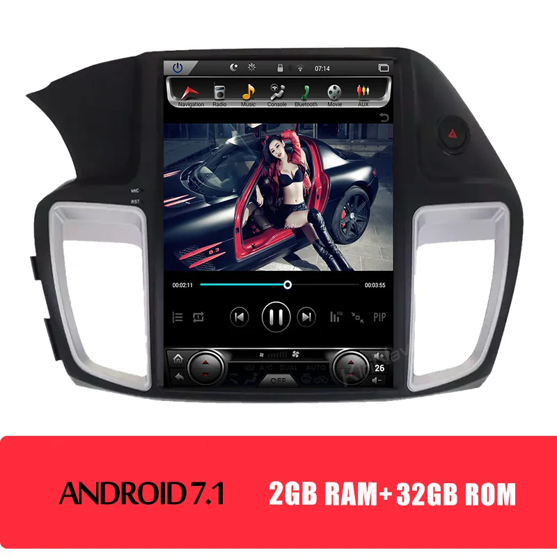 KiriNavi 12," 1 Din Android 8,1 Автомагнитола для Honda Accord автомобильный Dvd мультимедийный плеер Android авто gps навигация- wifi - Цвет: android car radio