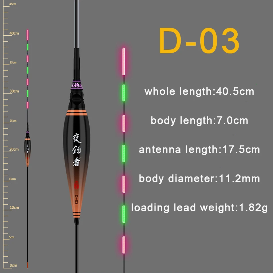 Поплавок для рыбной ловли с мелкой водой, Светодиодный светящийся поплавок, Высокочувствительный электронный поплавок для рыбной ловли, аксессуар для снастей