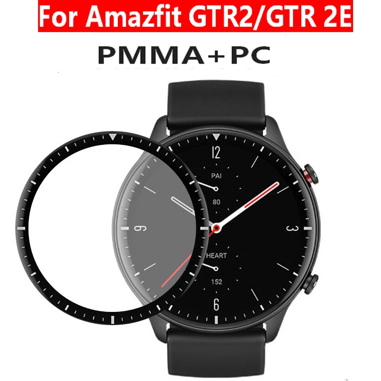 2.5D 9H HD Clear Tempered Glass For Xiaomi huami Amazfit GTR2 GTR 2E Smart Watch Screen Protector Anti-Scratch Protective | Электроника