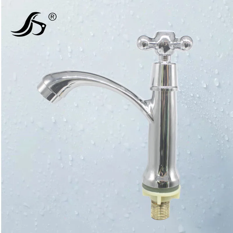 

Ingle Handle Faucet with Cold Basin Zinc Alloy Lavatory Faucet Manufacturers Direct Selling Engineering Hotel OEM