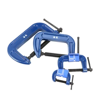 

4pcs Heavy Duty Pipe Clamp Useful Portable Creative G-shape Device Woodworking Tool for Outdoor Home